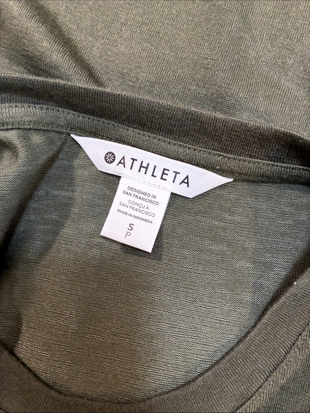 Athleta Olive Tank Top in Deep Green Size Small - Picture 4 of 7